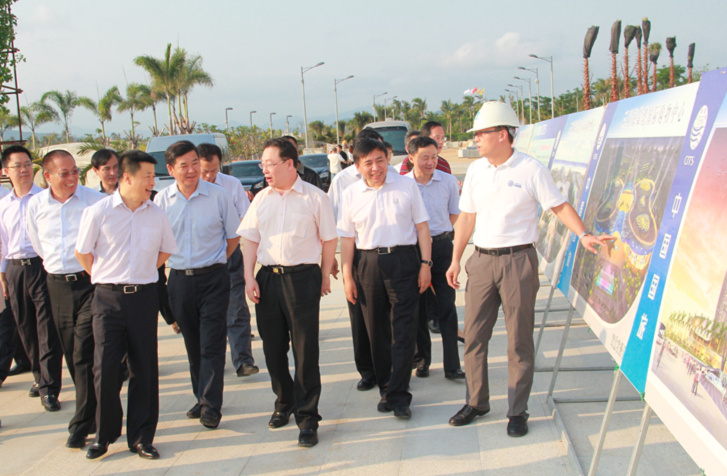 國資委副主任徐福順一行 調研國旅集團三亞項目