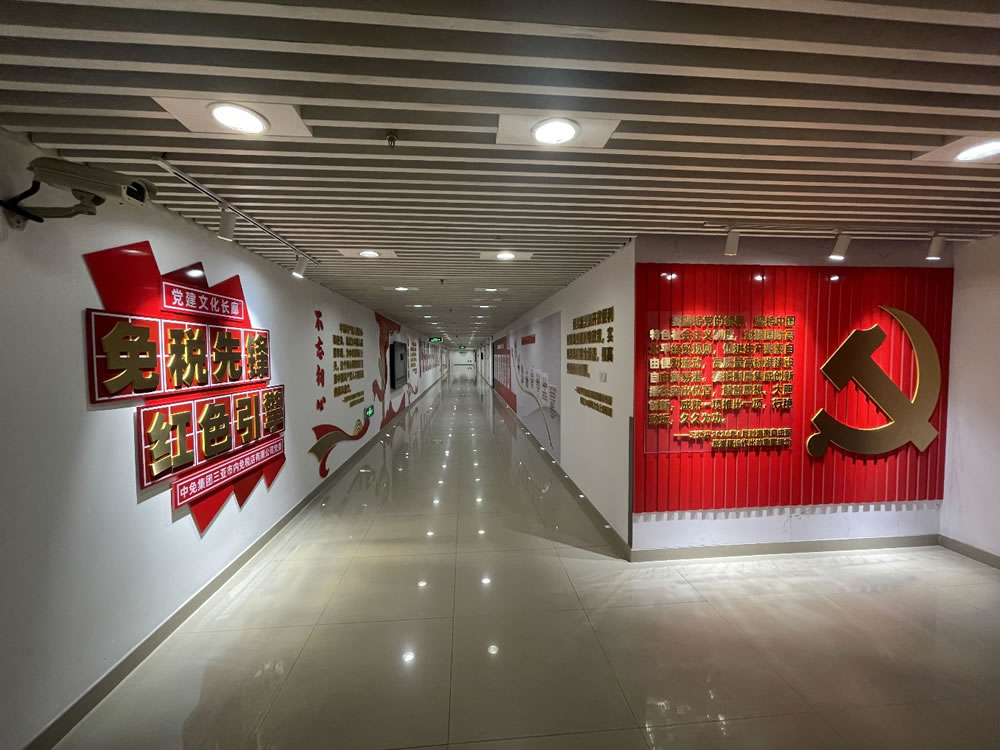 三亞店黨委打造“免稅先鋒、紅色引擎”黨建文化長廊 開辟黨建宣傳新陣地